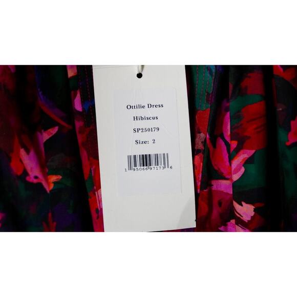 Ulla Johnson Hibiscus Ottilie Dress Sz 2 - Picture 5 of 6